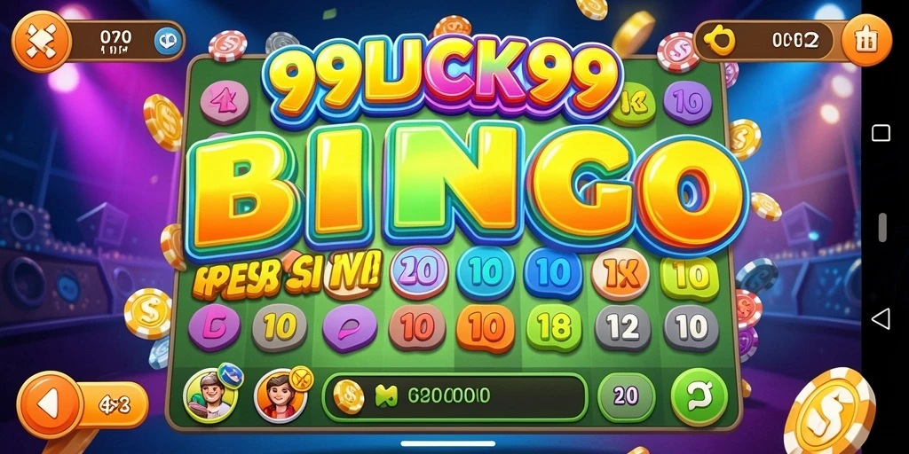 Gameplay seru Bingo di 99LUCK99 dengan berbagai kartu unik.