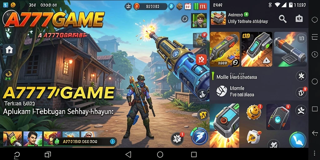 Tampilan antarmuka A777GAME yang menarik dan fungsional.