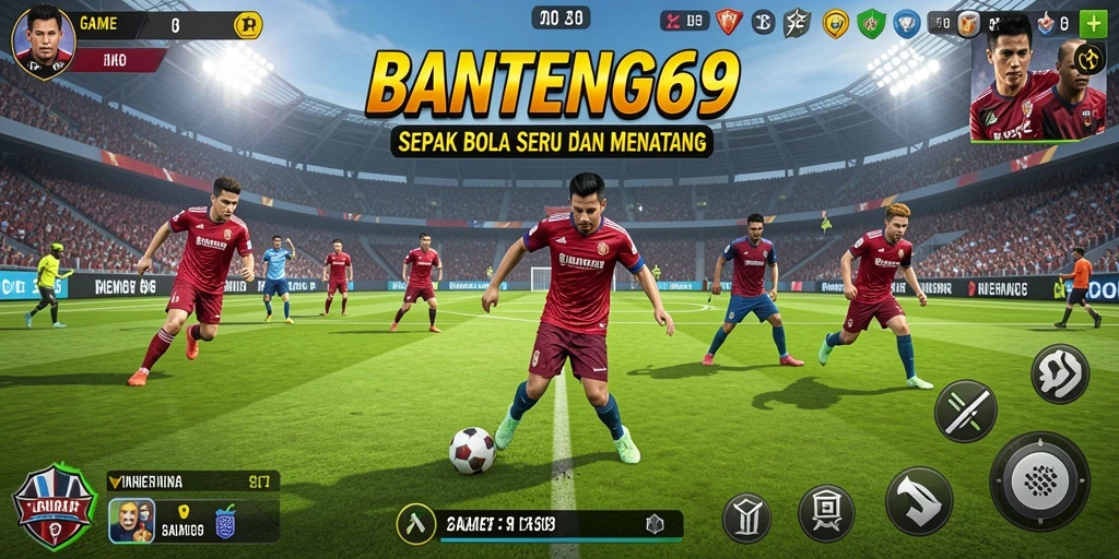 Screenshot gameplay BANTENG69 yang menunjukkan aksi di lapangan.