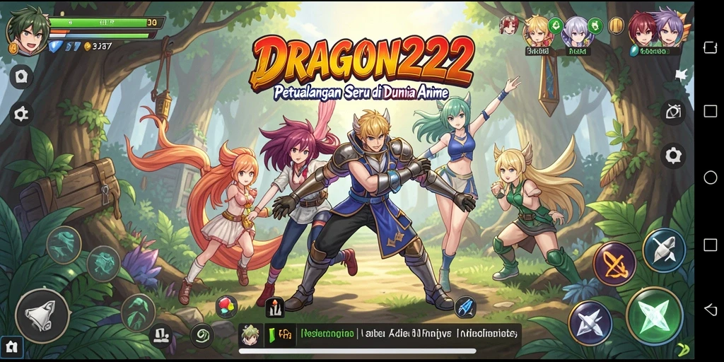 Tampilan screenshot dari gameplay seru DRAGON222 di dunia Anime.