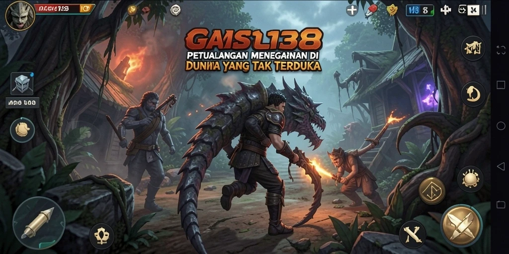 Tampilan gameplay menarik dari GAS138 menampilkan aksi petualangan yang seru.