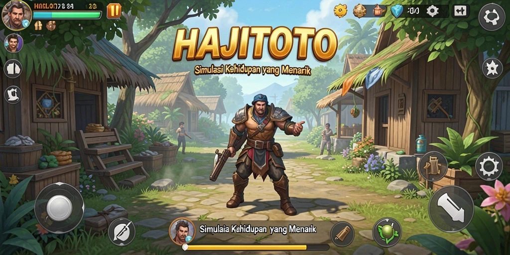 Tampilan gameplay menarik dalam dunia simulasi HAJITOTO.
