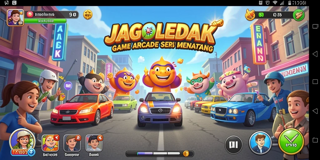 Tangkapan layar JAGOLEDAK yang menampilkan gameplay seru dan menantang.