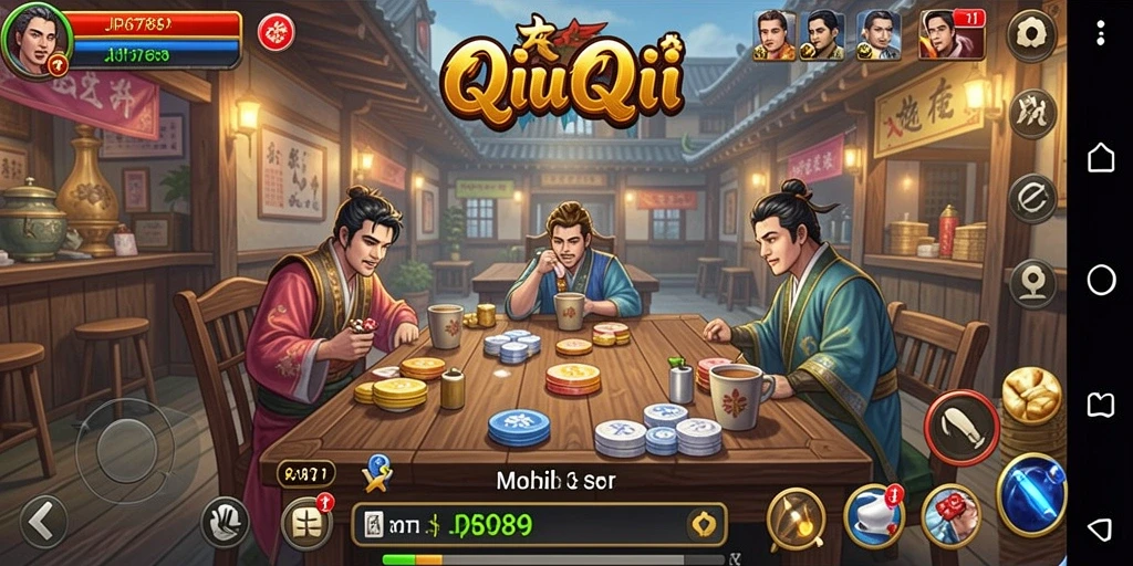 Screenshot gameplay QiuQiu JP6789 yang menarik.