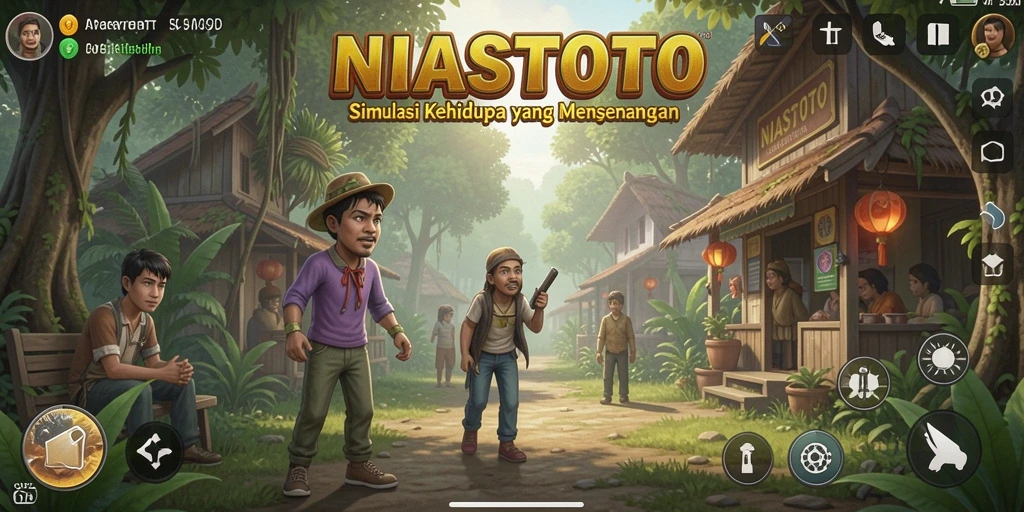 Tangkapan layar utama NIASTOTO menampilkan gameplay Simulation yang mendalam.