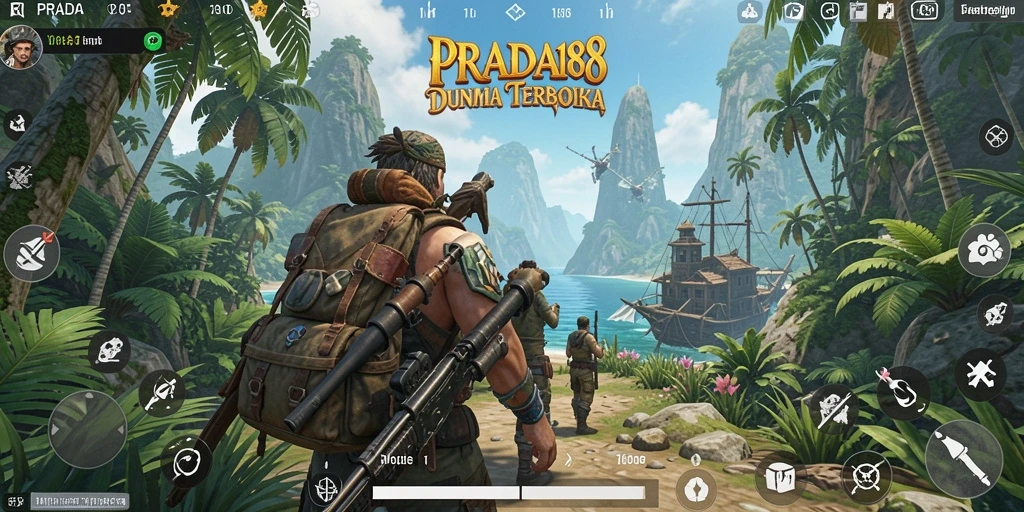 Tampilan screenshot gameplay PRADA188 yang menunjukkan petualangan di dunia terbuka.