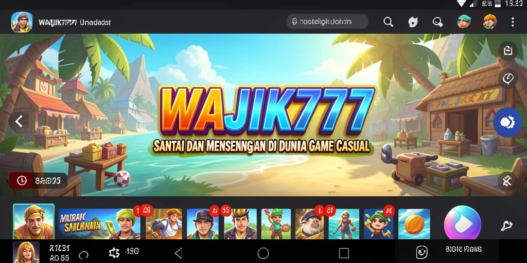 Tangkapan layar <strong>WAJIK777</strong> menunjukkan gameplay yang santai dan menyenangkan.